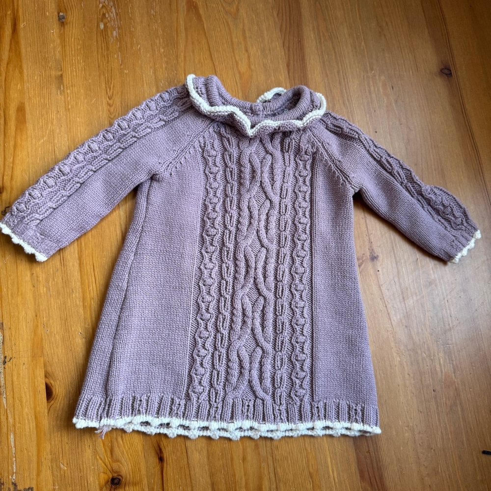 Cupcakes and cashmere sweater dress size 6-9 months
